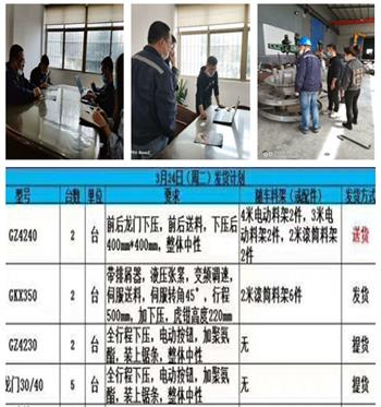 金萬鋒鋸床，走向全國各地
